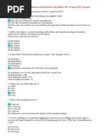 Macroeconomics Measures of Performance