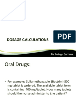 3 Dosage Calculations
