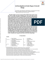 Stability and Control Investigations in Early Stages of Aircraft Design