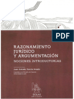 Razonamiento Juridico y Argumentacion