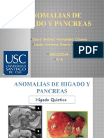 Anomalias de Higado y Pancreas