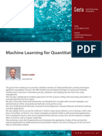 Machine Learning by Joerg Kienitz