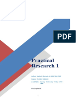 Practical Research 1 Module