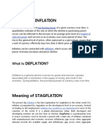 Inflation and Stagflation