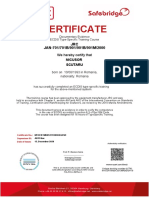 Certificate: JRC JAN 701/701B/901/901B/901M/2000