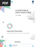 Algorithms & Data Structures: 12 - Sorting