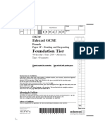 Foundation Tier: Edexcel GCSE