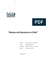 Niveles de Educación en Chile