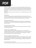 Progress Report Writing Guidelines | PDF