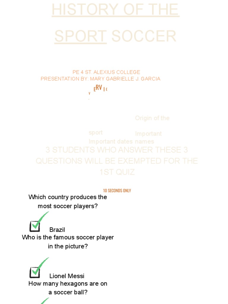 W2 History of The Sport (Soccer) | PDF | Association Football ...