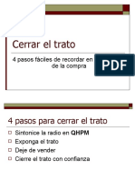 Ejemplo - cerrar la operación