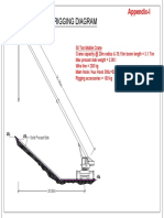 Rigging diagram for lifting precast slabs with 50-ton mobile crane