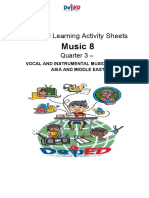 Music 8: Guided Learning Activity Sheets