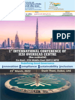 1 International Conference of Icsi Overseas Centre: Dusit Thani, Dubai, UAE 23 March, 2022