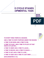 Family Life Cycle Stages & Developmental Task