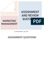 BUS 5101 ASSIGNMENT AND REVIEW QUESTIONS