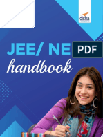 JEE and NEET Handbook by Disha