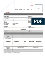 Formulir Data Pribadi