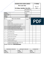 Fire and Gas F-008A: Construction Check Sheet