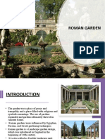 Roman Garden: Submitted By: Khushi Bajoria Neelam Chandrakar Shanti Dengwani