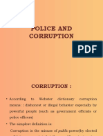 Police and Corruption