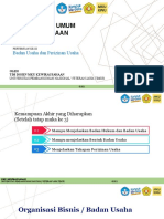 Badan Usaha Dan Perizinan Usaha