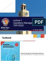 Lecture - 1 - 1642853489203 Operation Managemnt