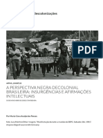 a perspectiva negra decolonial brasileira. insurgências e afirmações intelectuais