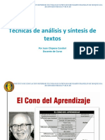 CLASE - 06 Tecnicas de Analiss y Sintesis de Textos