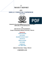 Display Timer For Compressor
