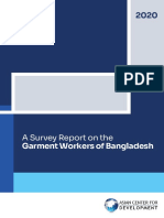 A Survey Report On The Garments Workers of Bangladesh