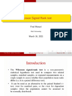 Wilcoxon Signed Rank Test Slides