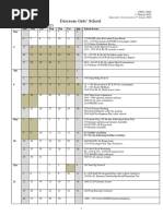 Revised School Calendar Updated 1 March 2022