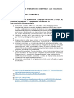 Metodologias de Intervención Orientadas A La Comunidad