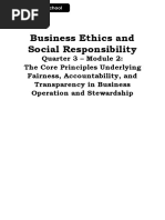 Business Ethics and Social Responsibility