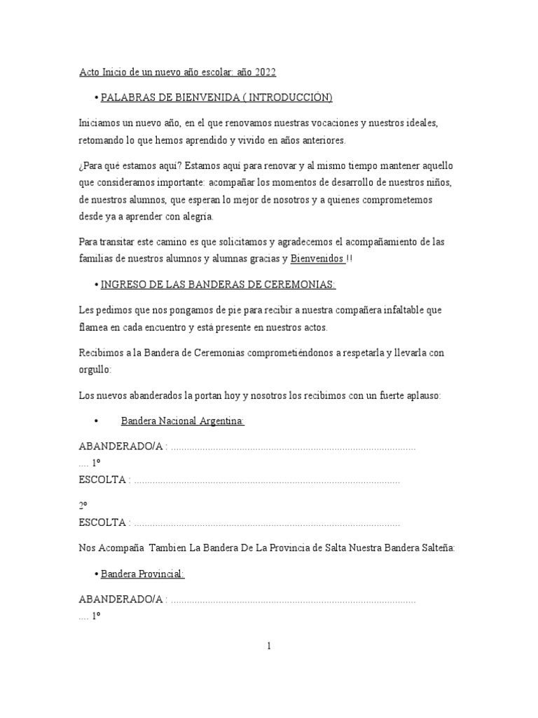 Inicio del Ciclo Escolar 2022 | PDF | Hogar, jardinería y bricolaje