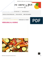 VERDURAS AL HORNO Receta - Cocina Casera y Fácil