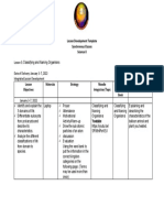 Lesson Plan .5 in Science 8