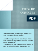 Tipos de Animales