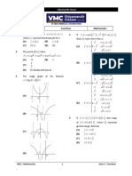 Quiz-1 Functions Mathematics