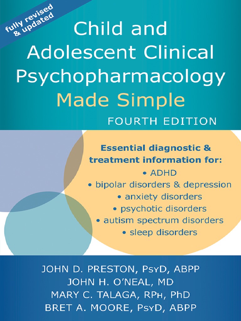 2021 Child and Adolescent Clinical Psychopharmacology Made Simple - John D.  Preston | PDF | Major Depressive Disorder | Mental Disorder