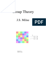 Group Theory, J.S. Milne