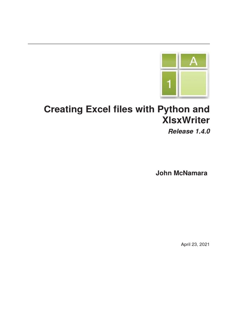 Creating Excel Files With Python | PDF | Microsoft Excel | Information ...