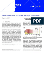 Japan Power: Is The 2030 Power Mix Target Too Ambitious?: September 2021