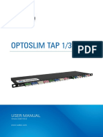 Optoslim Tap 1/3 U: User Manual