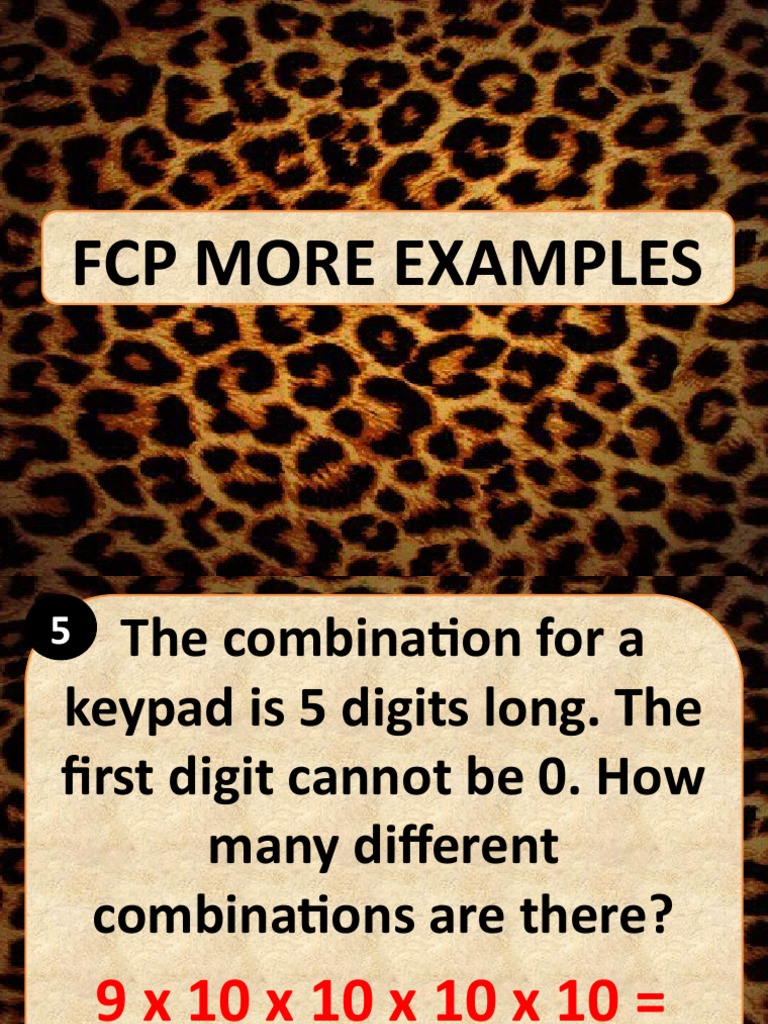 Fundamental Counting Principle | PDF | Languages | Foreign Language Studies
