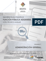 Módulo 1 Administración General - Téc Aux