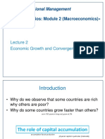 MSC in International Management Global Scenarios: Module 2 (Macroeconomics)