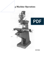 Bridgeport Milling Machine Operation