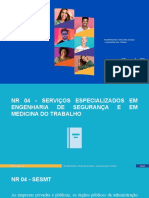 Aula - NR 04 - Serviços Especializados em Engenharia de Segurança e em Medicina Do Trabalho